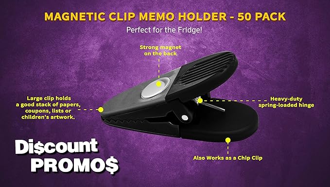 50 Magnetic Memo Holders Set - Image 3