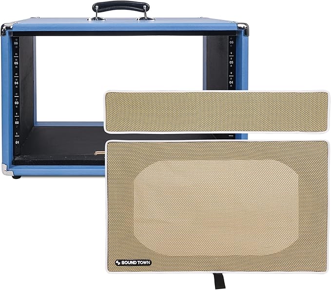 Sound Town Vintage 6U Amp Rack Case, 12.5" Depth - Image 4