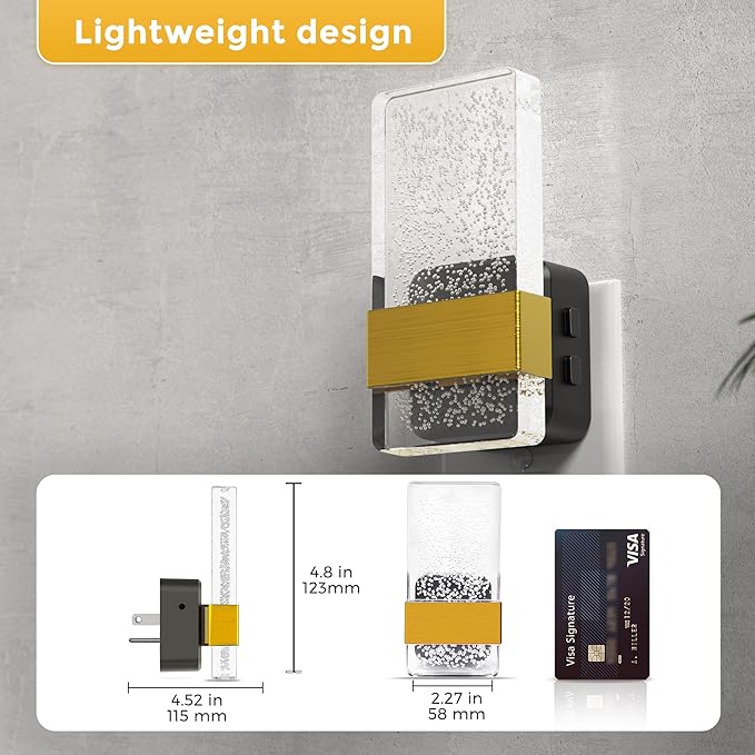 L LOHAS LED Night Light, 2 Pack 3CCT Night Lights Plug Into Wall, - Image 7