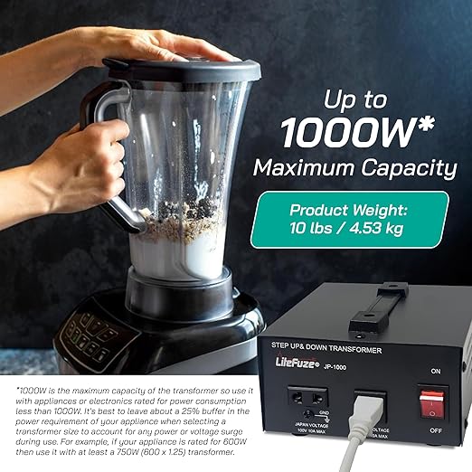 LiteFuze 1000W Step-Up/Step-Down Transformer - Image 8