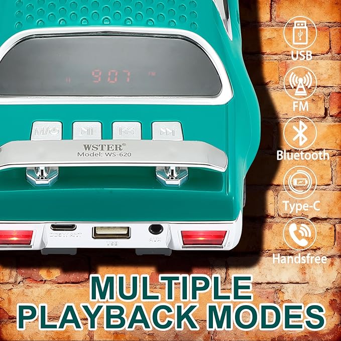 Retro Car Bluetooth Speaker - Image 4