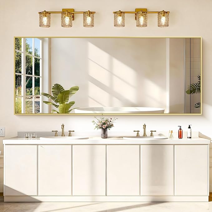 36x72inch Bathroom Mirror, Large Rectangular Wall Mirrors - Image 2