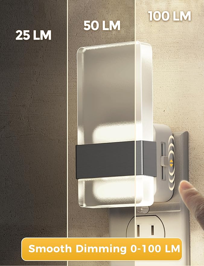 L LOHAS LED Night Light, Night Lights Plug Into Wall, 2 Pack Decorative - Image 3