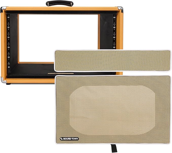 Sound Town Vintage 6U Amp Rack Case, 12.5" Depth - Image 4