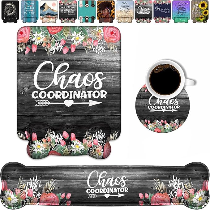 Keyboard Wrist Rest & Mouse Pad Wrist Support Set, Chaos Coordinator Quotes by Unknown