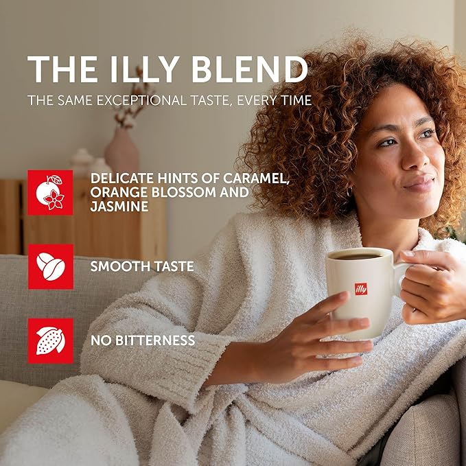 illy Whole Bean Coffee, Classico Medium & Intenso Dark Roasts, 100% Arabica - Image 5