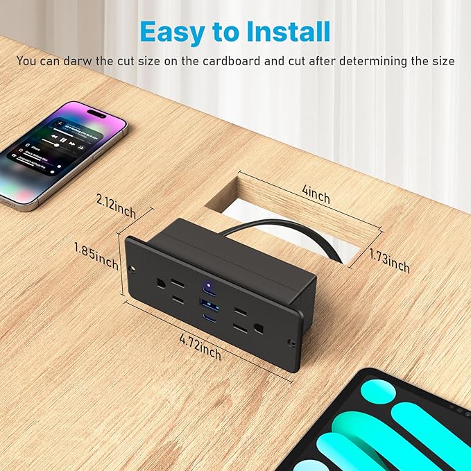 CCCEI Recessed Power Strip - Image 5