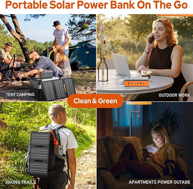 Portable Power Bank with AC Outlet, 65W 110V Portable Laptop Charger Battery - Image 6