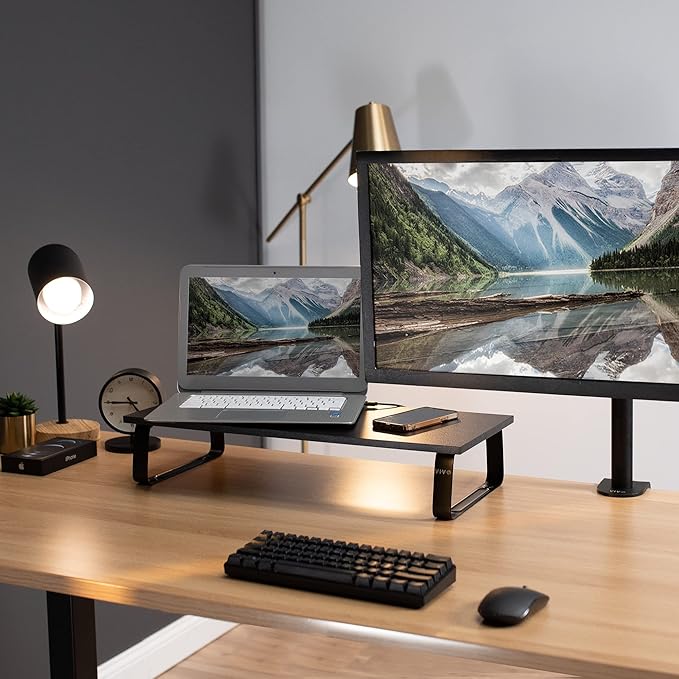 VIVO Monitor and Laptop Stand, 24 inch Desktop Riser, STAND-V000D - Image 9