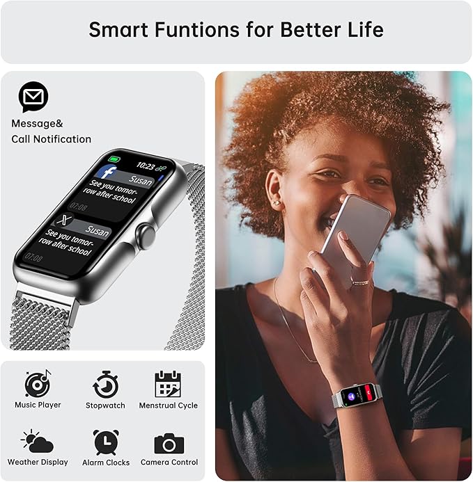 Sunorshop Health Fitness Tracker, Smart Watch - Image 3
