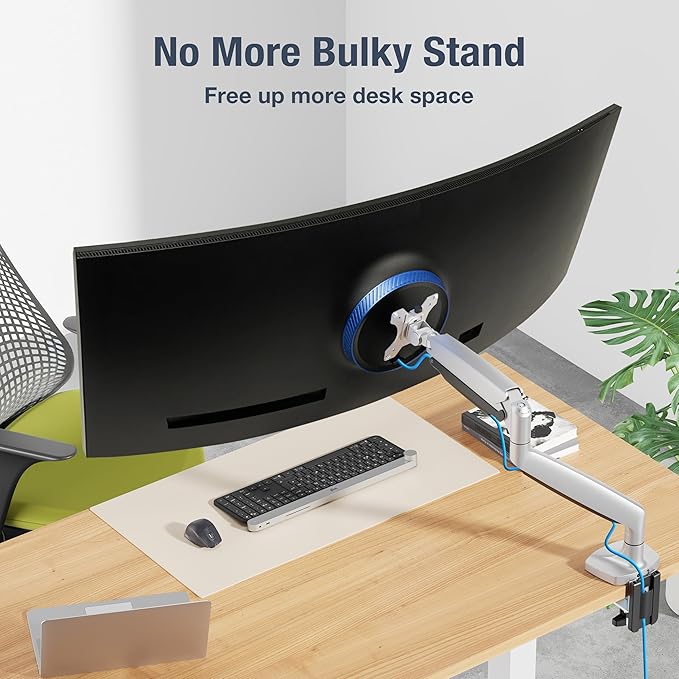 AVLT Single 17"-45" Monitor Arm Desk Mount Premium Mechanical Spring fits One - Image 5