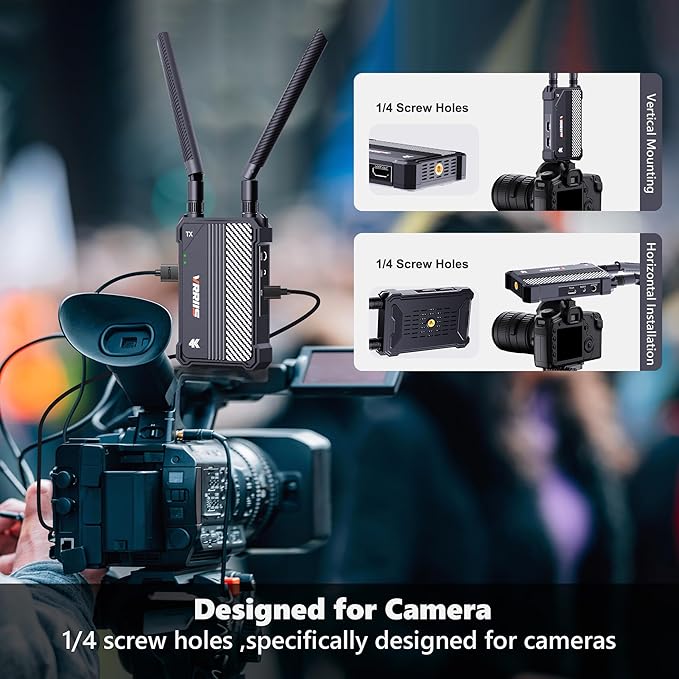 Wireless HDMI Transmitter and Receiver, 1150ft Los Range, 4K UHD Wireless Video - Image 5