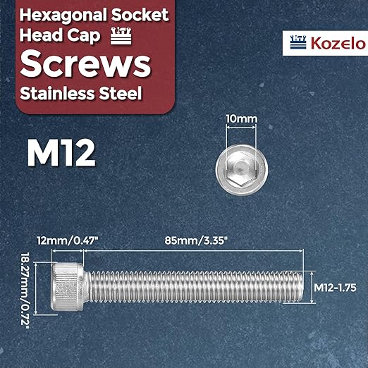 Kozelo 2pcs Socket Head Cap Screws - Image 2