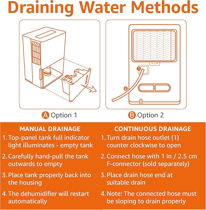 Amazon Basics Dehumidifier, Energy Star Certified, - Image 5