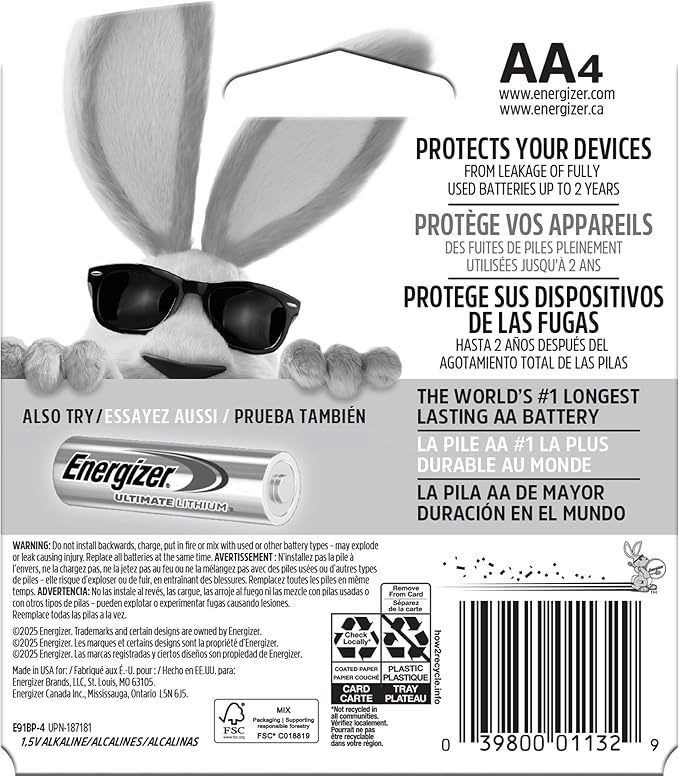 Energizer AA Batteries, MAX Double AA Battery Alkaline - Image 8