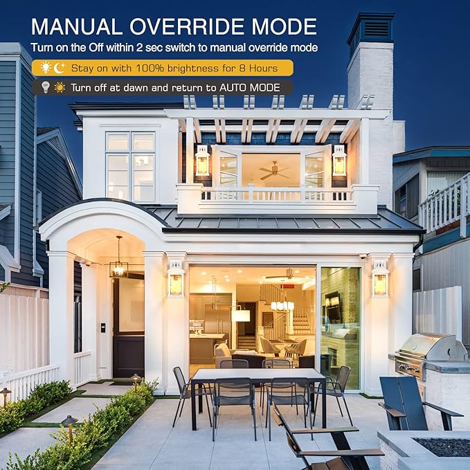 VIANIS Motion Sensor Outdoor Lights, Aluminum Waterproof Porch Lights Outdoor - Image 3