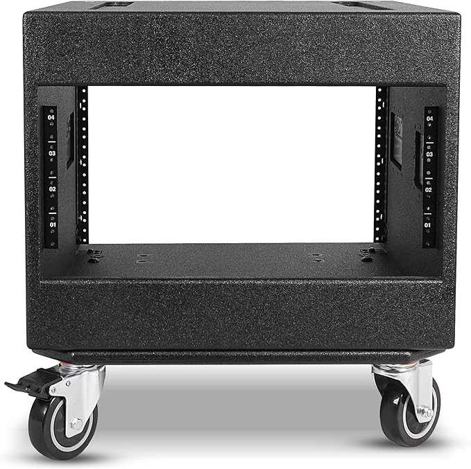 Sound Town 8U PA/DJ Rack/Road Case - Image 5