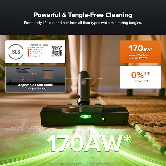 roborock H60 Hub Pro Cordless Stick Vacuum Cleaner - Image 3