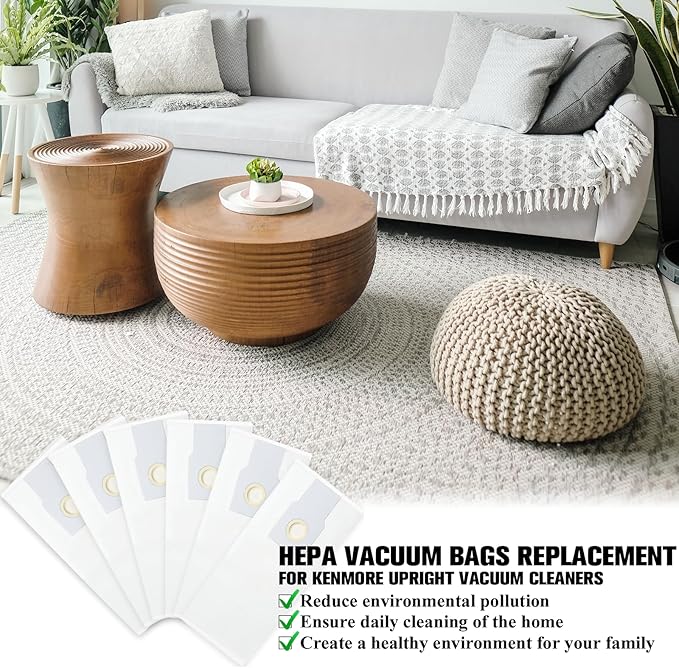 53294 Type O HEPA Cloth Vacuum Bags Replacement - Image 7