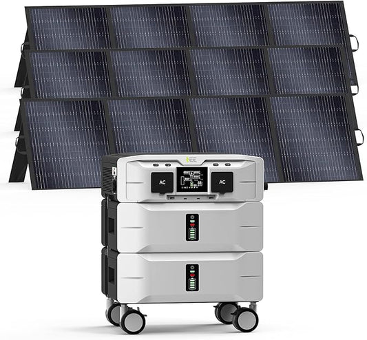 IEE SP5000 Solar Generator 5000W, 5120Wh Power Station by EnerVikSolargeneratorforhomeuse