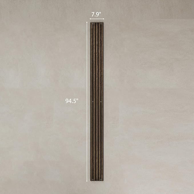 HOMCOM 4 Pack 3D Acoustic Panels, Wood Slat Wall Paneling - Image 7