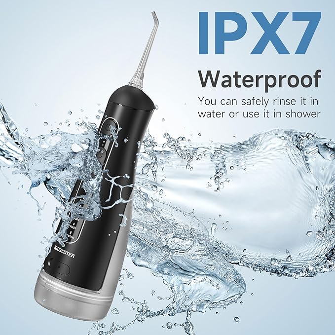 Water Flosser for Teeth with Detachable Washable Tank, 5 Modes Rechargeable - Image 5