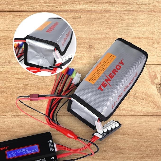 Tenergy 2 Pack, Fire Retardant Lipo Bags, Battery Bags - Image 3