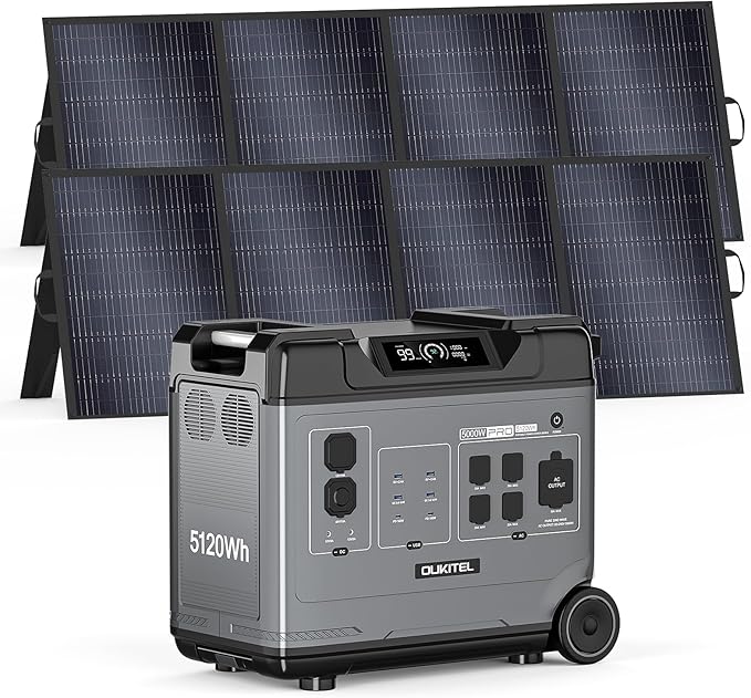 OUKITEL 5120W Power Station BP5000 Pro Max by OukitelPowerStation
