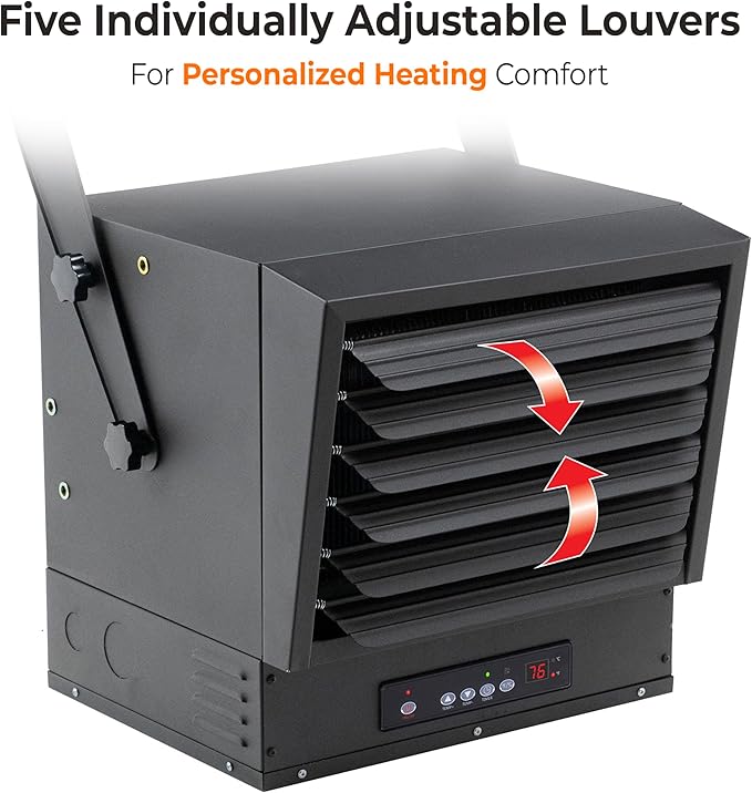 Comfort Zone 10, 000W Hard-Wired Garage Heater – Industrial & Commercial - Image 5
