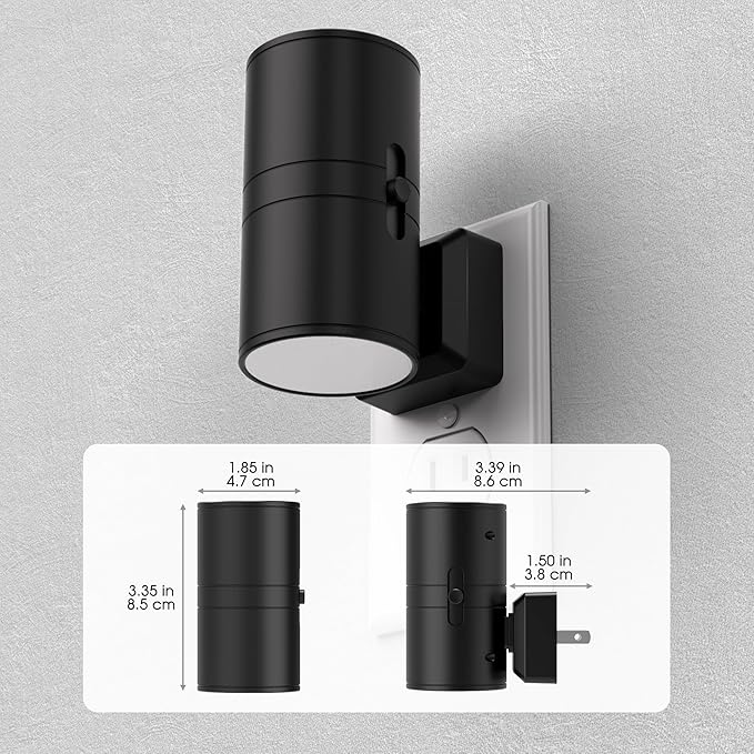 Briignite Night Lights Plug into Wall, Modern LED Night Light Plug in, Dusk to - Image 2