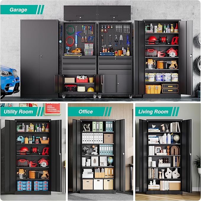 SISESOL Metal Storage Cabinet - Image 5