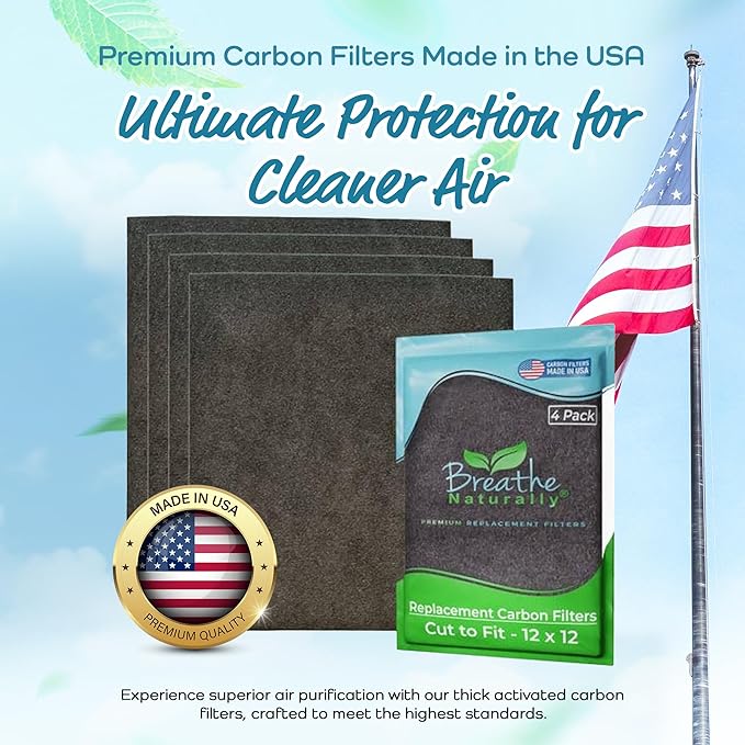 Breathe Naturally Universal Cut To Fit Carbon Activated Air Filter - Image 2