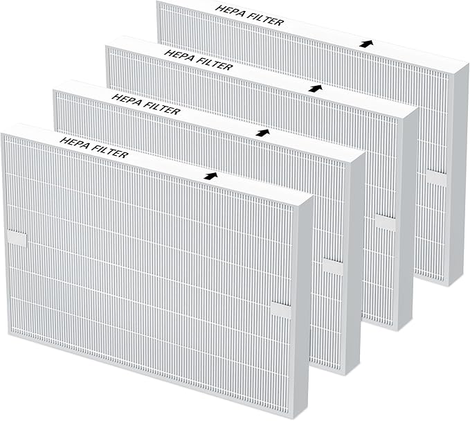 4 Pack AP-1512HH True HEPA Filter Replacement by PETOX