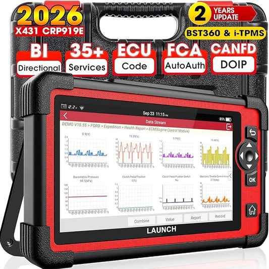 LAUNCH X431 CRP919E OBD2 Scanner, 2026 Bidirectional Scan Tool As CRP919EBT by LAUNCH