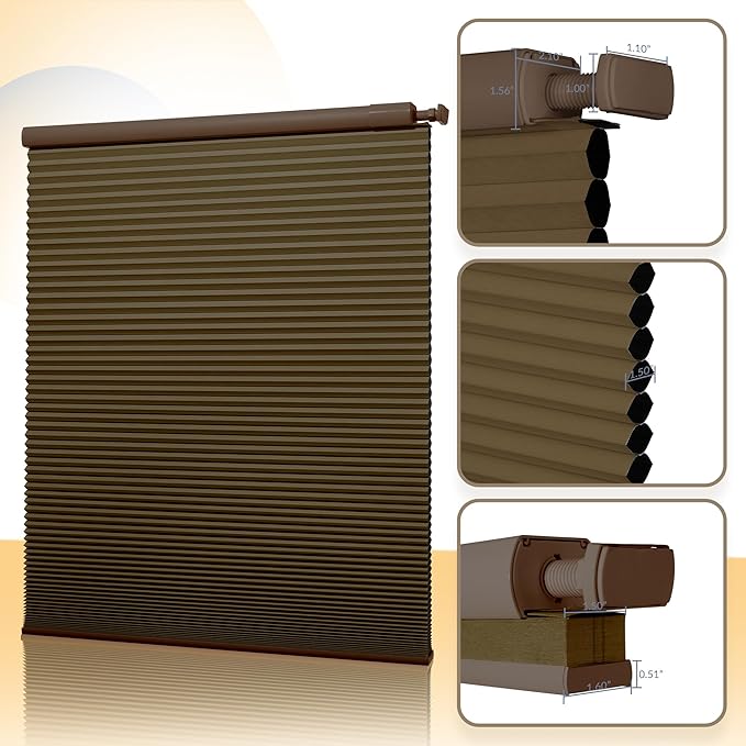 Boolegon No Drill Motorized Cellular Blinds - Image 8