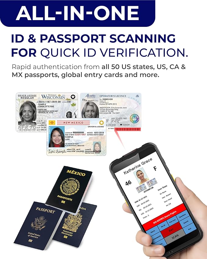 ID Scanner - Drivers License and Passport Scanner and Reader - Age Verification - Image 3