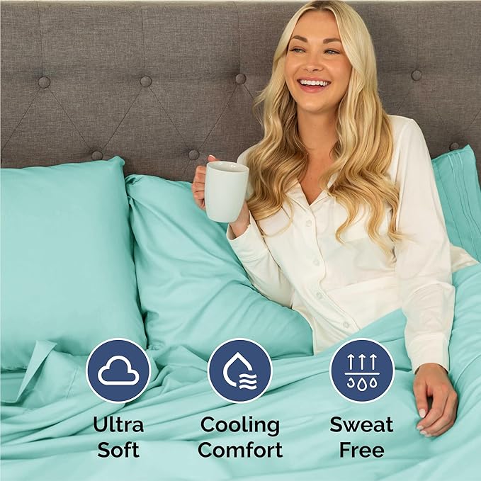 Split King Size 5 Piece Sheet Set - Image 4