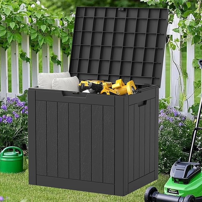 NUNU LAB 35 Gallon Outdoor Storage Box Waterproof, Outside Package Delivery - Image 2
