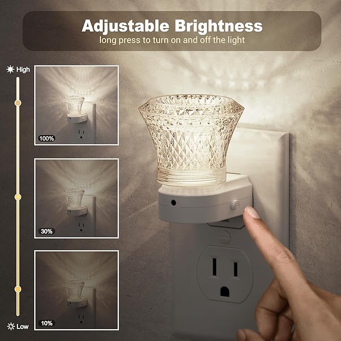 JandCase LED Night Light Plug in, Night Lights Plug into Wall - Image 2