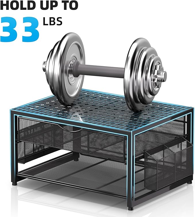 Marbrasse Metal Printer Stand for Desk - Image 6
