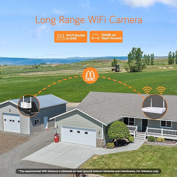 XMARTO 2K HD Wireless Solar Security Camera System - Image 9