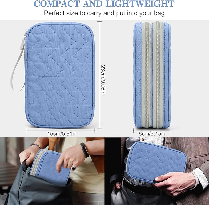 FYY Electronic Organizer, Large Travel Cable Organizer Bag Pouch Electronic - Image 2