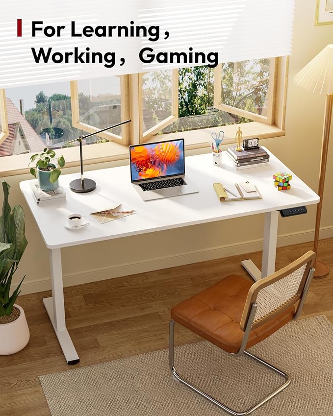 SANODESK Electric Standing Desk 48 x 24 Inches Whole-Piece Desktop Height - Image 4