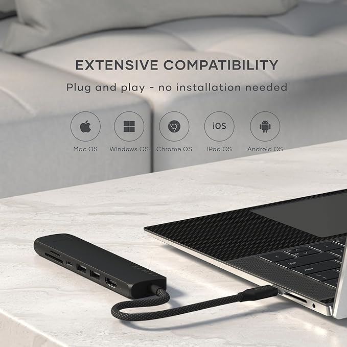Satechi 7 in 1 USB C Hub Multiport Adapter - Image 7