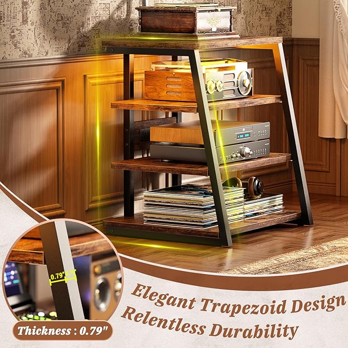 Armocity 4-Tier AV Media Stand - Image 7