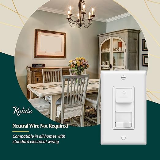 TOPGREENER Dimmer Light Switch for 200W Dimmable LED/CFL Lights, Single - Image 4