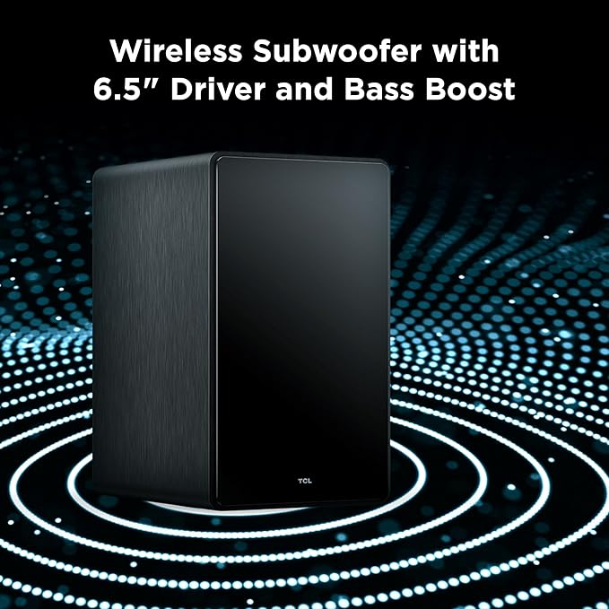 TCL Q75H 5.1.2 Sound Bar with Wireless Subwoofer - Image 11