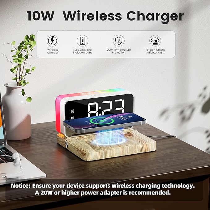 CHOUYONL Alarm Clocks for Bedrooms - Image 3