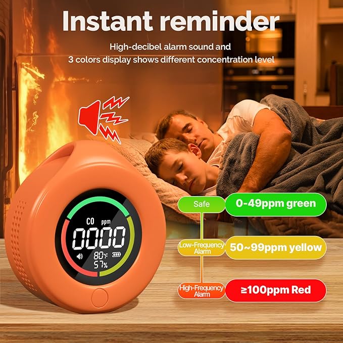 MOES Portable Carbon Monoxide Monitor - Image 6
