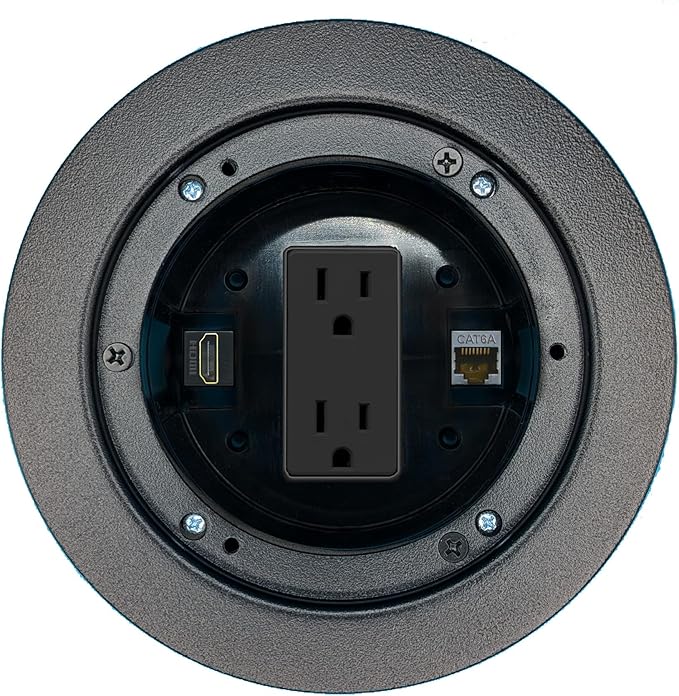 RiteAV CAT6A HDMI Floor Box Wall Plate by RiteAV